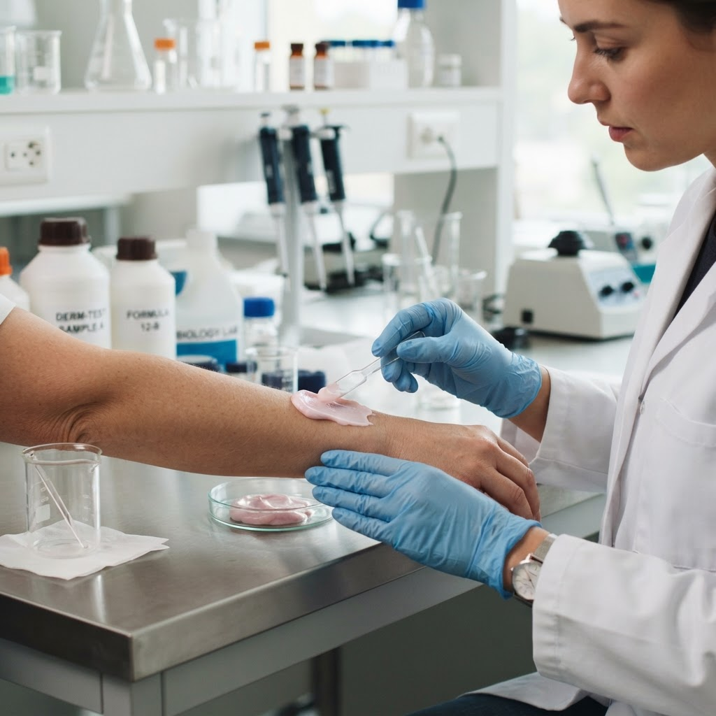 Laboratório onde o Creme Rosa é desenvolvido