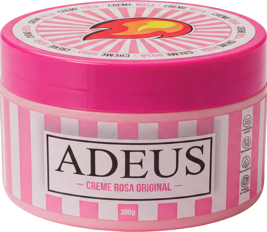 Pote do Creme Rosa ADEUS Original 300g